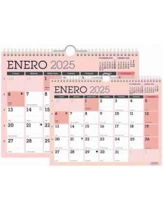 Calendario pared 2025 Classic 31 x 24 cm.