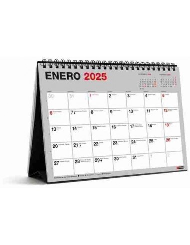 Calendario sobremesa para escribir Basic A5 205