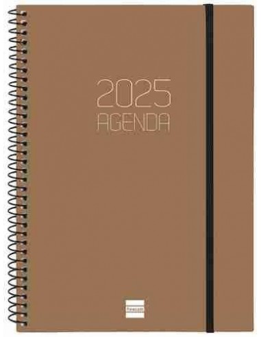 Agenda Semana Vista Opaque E10 Marr  n 2025