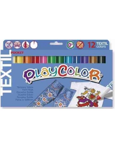 Tempera Playcolor Textil 5 gramos