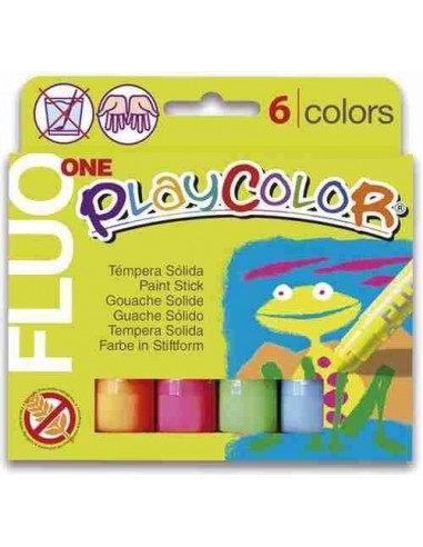 T  mpera s  lida Playcolor Fluo 10 gramos