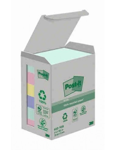 Notas Post it   recicladas colores