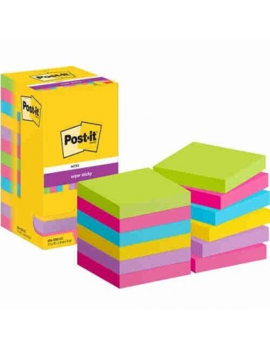 Notas Post it   super Sticky 654 Ultra