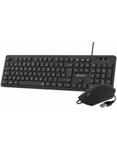 Combo con cable Business Slim silencioso   teclado y rat  n