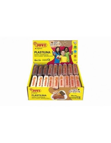 Plastilina Jovi 6 colores multicultural 18 pastillas de 50 gramos