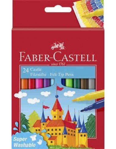 Rotulador escolar Faber Castel 24 uds