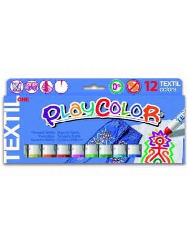 Tempera Playcolor Textil 10 gramos