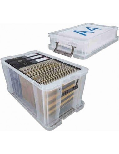 Caja de almacenaje apilable