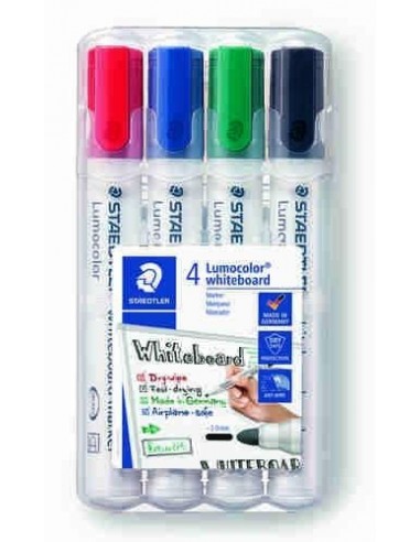 Rotuladores Lumocolor 351 estuche de 4 colores