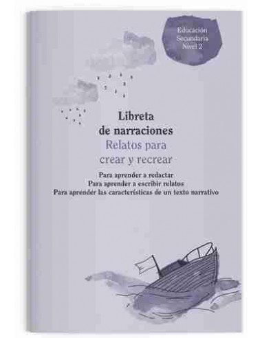 Libreta de narraciones Educaci  n Secundaria Nivel 2