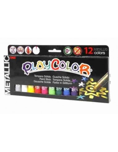 T  mpera s  lida Playcolor Metallic 10 gramos