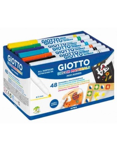 Schoolpack 48 rotuladores Giotto Decor Materials