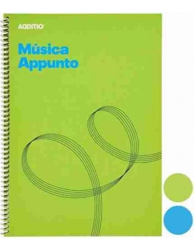 Cuaderno de m  sica Appunto 12 pentagramas 20 hojas