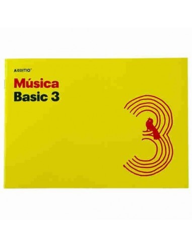 Cuaderno de m  sica Basic 3 pentagramas 10 hojas