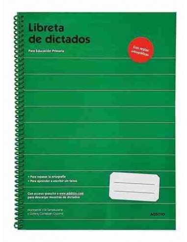 Libreta de dictados Educaci  n Primaria