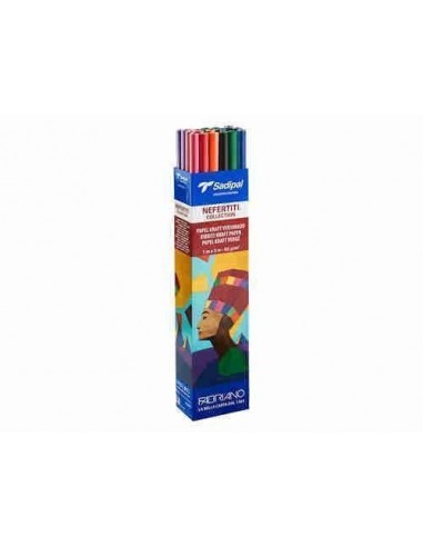 Papel Kraft verjurado Nefertiti rollo 1 x 25 m colores especiales