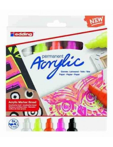 Rotuladores edding   acrylic marker 5000 colores ne  n