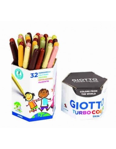 Giotto Turbo Color Skin Tones Bote cart  n 32 uds