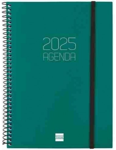 Agenda Semana Vista Opaque E10 Verde 2025