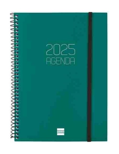 Agenda Semana Vista Opaque E10 Verde 2025