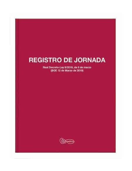 Libros de registro horario laboral