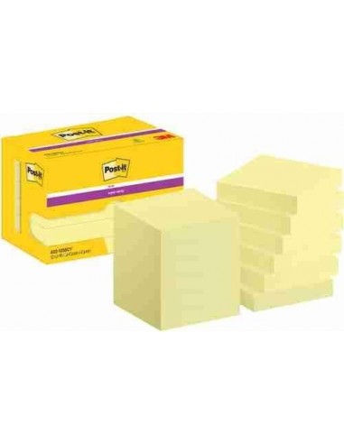 Notas Post it    super Sticky amarillas