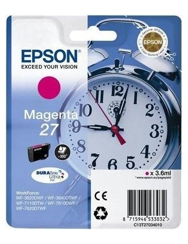 Epson WorkForce WF-3000 y WF-7000 Cartucho Magenta nº27