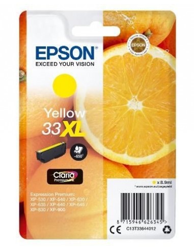 Epson Expression Home XP-530 Cartucho Amarillo 33XL