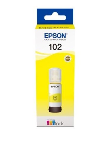 Epson 102 EcoTank Yellow Ink Bottle ET-2700/ ET-2750/ET-3700 /ET-3750 /ET4750