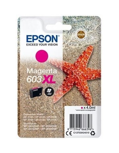 Epson tinta Magenta XL Estrella de mar 1 tinta 603XL No Tag Single