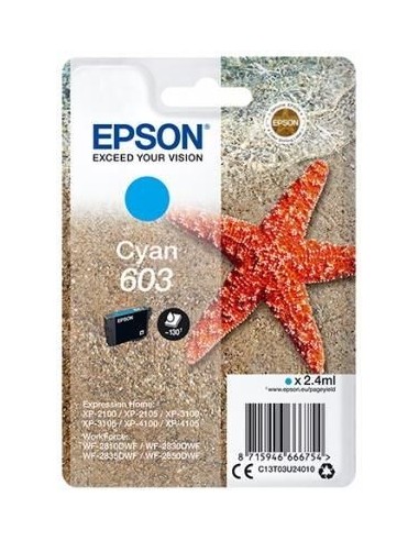 Epson tinta Cyan Std Estrella de mar 1 tinta 603 No Tag Single