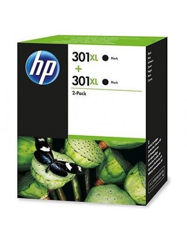 HP Envy 5530, Deskjet 1010 Cartucho NEGRO nº301XL  PACK 2