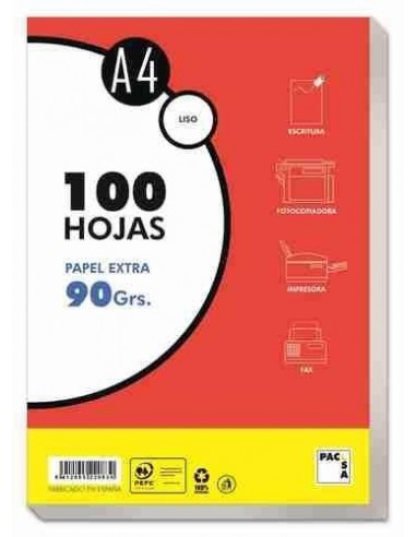 Paquete papel retractilado 100 hojas