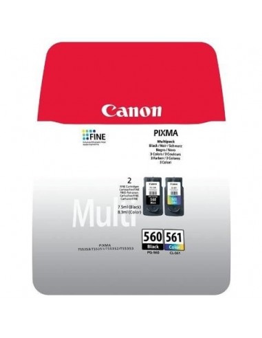 CANON Cartuchos de tinta Multipack CANON PG560 + CL561 (negro+color)