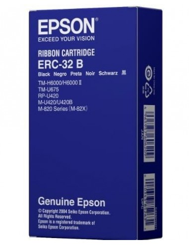 Epson TM-H 6000 ERC32B Cinta Nylon Negra