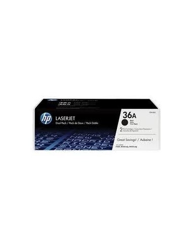 HP Laserjet P1505/M1522/M1120 Toner negro Pack-2