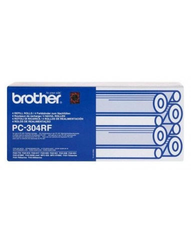 Brother 921/931, PPF-750/870MC/970MC TTR Negro. Recambio de 4 Bobinas, 4 x 235 páginas