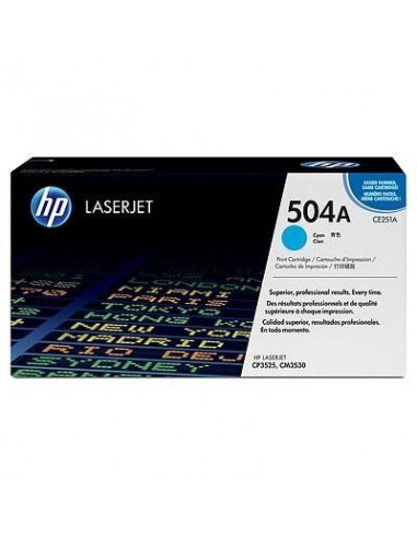 HP Laserjet CP3525 Toner Cian (7.000 páginas)504A