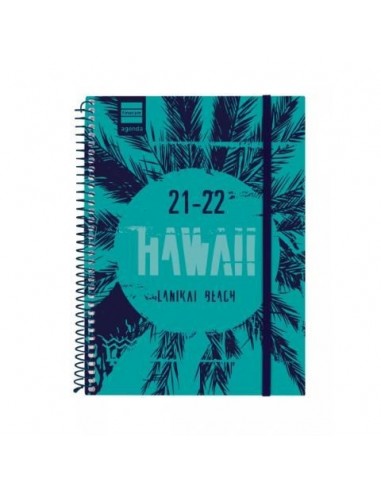 Agenda Secundaria 2021-2022 día página 4º Hawaii