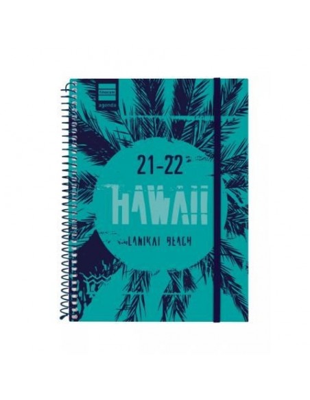 Agenda Secundaria 2021-2022 día página 4º Hawaii