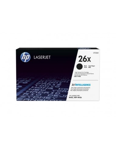 HP LaserJet Pro M402/426 Toner Negro nº26X 9.000 páginas alta capacidad
