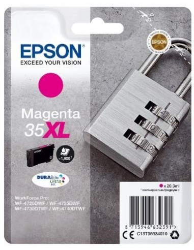 Epson Singlepack Magenta 35XL DURABrite Ultra Ink