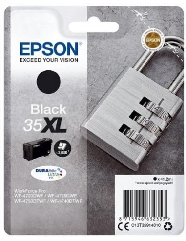 Epson Singlepack Black 35XL DURABrite Ultra Ink