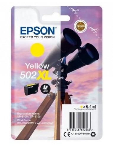 Epson Singlepack Yellow 502XL Ink