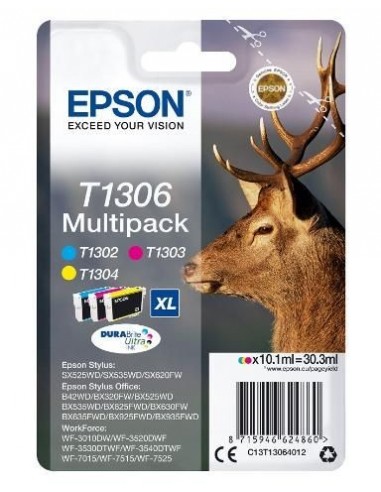 Epson Multipack SX525WD/620FW/ Office B42WD/525WD/625FWD/925FWD Tricolor (C,M,Y)