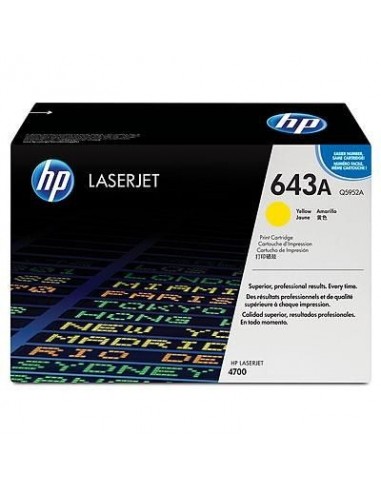 HP Laserjet Color 4700 Toner Amarillo, 10.000 Páginas